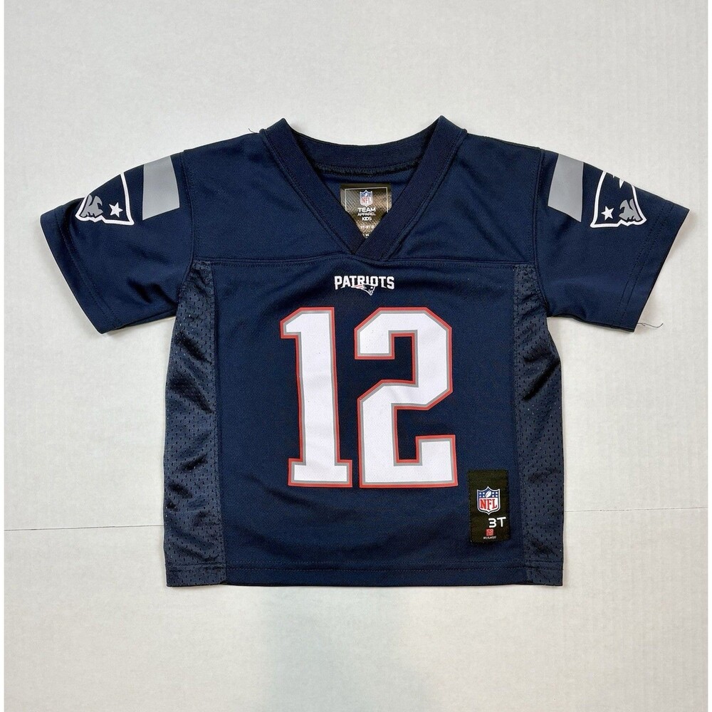Tom Brady New England Patriots Jersey NFL Team Apparel, Size 3T
